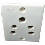 White 5A Electric Socket, 220V