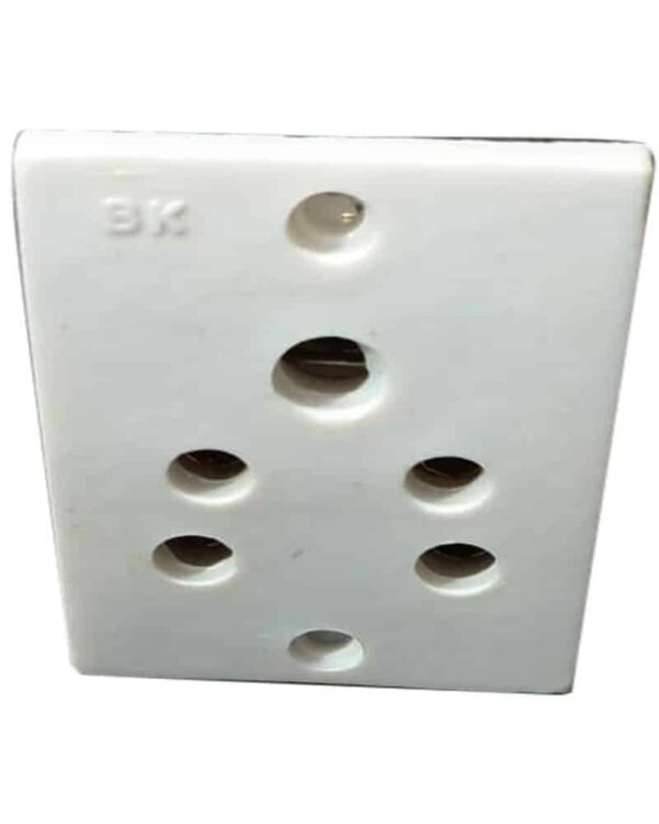 White 5A Electric Socket, 220V
